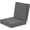 Dark Grey, variant on Outdoor Deep Seat Patio Cushions, 24 x 24 Waterproof & 3-Year Fade Resistant Outdoor Cushions with Removable Covers,Ties and Handle for Chair, Sofa, Couch, Black