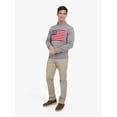 thumbnail image 2 of Chaps Men's & Big Men's Long Sleeve Flag Crewneck Sweater, Sizes S-3XL, 2 of 7