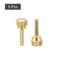 thumbnail image 3 of Knurled Thumb Screws, M3x16mm Brass Shoulder Bolts Stepped Grip Knobs Fasteners for Electronic 5Pack, 3 of 5