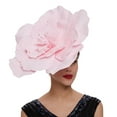thumbnail image 2 of Large Flower Hat Headpiece Photo Props Big Flower Headband Flower Fascinator Hat, 2 of 8