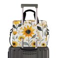 thumbnail image 2 of FORMRS 16" Laptop Bag Carrying Sleeve Case with Handle Travel Shoulder Briefcase, White Watercolor Sunflowers, 2 of 8