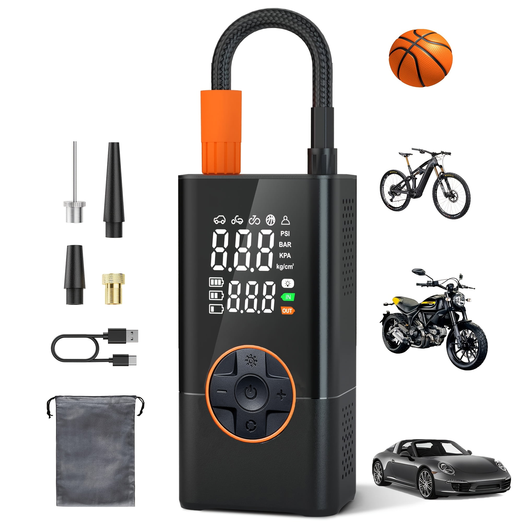 20000mAh & 150PSI Cordless Air Pump Review - Portable Tire Compressors