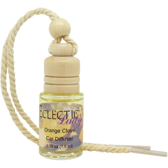 Orange Clove Scented Car Diffuser by Eclectic Lady, 7.5 ml, Air Freshener, Premium Grade Fragrance