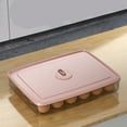 thumbnail image 4 of Qholemyo 24 Capacity Eggs Holders For Refrigerator Organizer Bins Clear Eggs Storage Container For Fridge Eggs Tray With Lid Clear Food Storage Containers With Lids Storage Containers For Food, 4 of 6