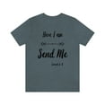 thumbnail image 2 of Unisex Jersey Short Sleeve Tee Christian T-Shirt Here I am Lord 2XL, 2 of 5