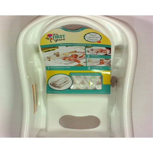 The First Years Sure Comfort Deluxe Newborn To Toddler Tub With