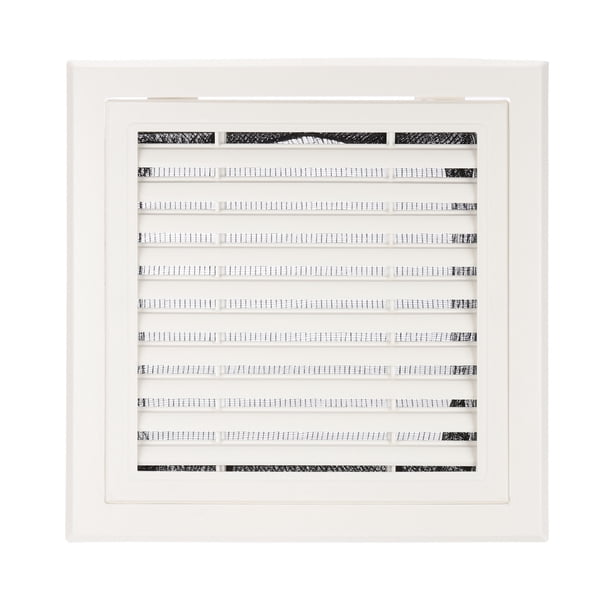 Rejilla de ventilación de plástico Uxcell, salida de aire ajustable, rejillas de filtro de ventilación removibles con malla incorporada de 12x12 pulgadas
