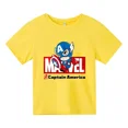 thumbnail image 5 of Nueva camiseta de verano con estampado de dibujos animados para niños y niñas, de algodón, de manga corta, a la moda, para verano, 5 of 5