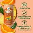 thumbnail image 5 of V8 Energy Orange Pineapple Energy Drink, 8 fl oz Can, 6 Pack, 5 of 14