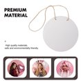 thumbnail image 4 of 2pcs Blank Wood Signs for Sublimation Hanging Plaque DIY Craft Decorations, 4 of 8
