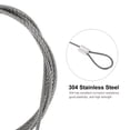 thumbnail image 4 of Unique Bargains Stainless Steel Cable, 4 Pack PVC Coated 1/16' Wire Rope for Deck Railing 3.3ft, 4 of 4