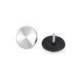 thumbnail image 2 of Unique Bargains 30mm Diameter Cap Stainless Steel Advertising Mirror Screw Nails 20 Pcs, 2 of 2