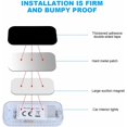 thumbnail image 3 of Piezas Luces Interiores de Coche, Lámpara Interior de Coche con Interruptor Táctil Monocromático, Luces Interiores de Coche LED Inalámbricas con Puerto USB para Coche Camión Furgoneta Autocaravana Bar, 3 of 5