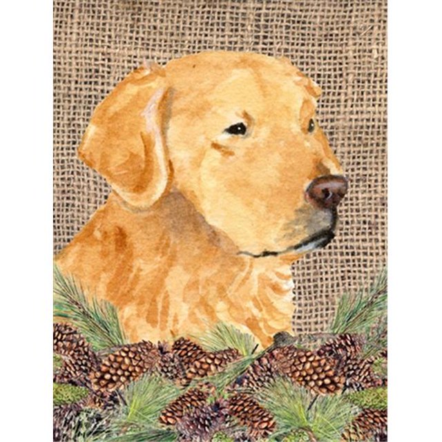 Drapeau de Jardin Golden Retriever 11 x 15 Po.