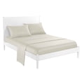 thumbnail image 1 of Hi,Fancy 3/4 Piece Stripe Sheets Sateen Weave Bed Sheet Set Pillowcase Fitted Sheet Toal Bed Cover Kit Home Bedding Set, 1 of 8