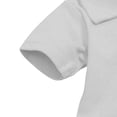 thumbnail image 3 of UQJfacai Infant Girls Bodysuit Baby Girl Collared Short Sleeve Casual Romper Toddler Solid Jumpsuit Summer Clothes 0-24 Years, 3 of 5