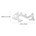 thumbnail image 2 of TABLETREANDS 3Ud Hebillas Ajustadoras Para De Tienda Inoxidable Compacto Y Resistente Color, 2 of 7