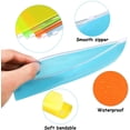 thumbnail image 2 of 24 Pieces A6 Binder Pocket Notebook Binder Loose Leaf Bags 6 Holes File Bag Binder Zipper Folders for Documents Notebook, Cards, Letter, Receipts, Waterproof PVC Pouch, 6 Colors, 2 of 7
