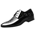 thumbnail image 2 of jjayotai Men Shoes Clearance Sale Men Lace Business Leather Shoes Casual Comfortable Dress Shoe Male Suit Shoes Rollbacks, 2 of 7