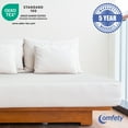 thumbnail image 4 of Comfety Waterproof Mattress Protector - Luxury Soft Leak-Proof Mattress Cover - Hypoallergenic, Breathable, Crinkle Free Noiseless, 4 of 5
