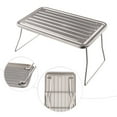 thumbnail image 3 of High Quality Foldable Table Titanium Ultralight Ribbed Plate Design 270 * 122 * 117mm Easy To Carry For Hiking Picnic, 3 of 11