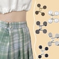 thumbnail image 6 of Carroterr Pants Waist Tightener For Pants Women Waist Adjuster Button Waistband Jean T3L8, 6 of 10