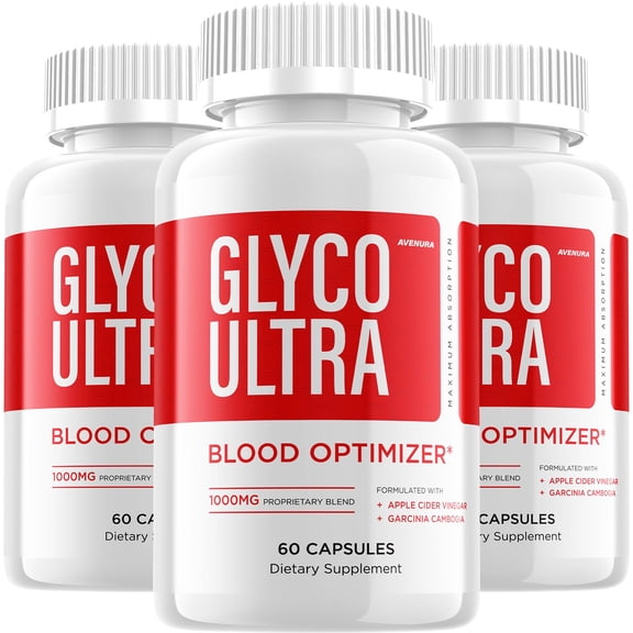 Glyco Ultra Capsules – GlycoUltra Natural Blend Glycogen Formula for Health Support, 3 Pack, 180 Capsules