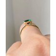 thumbnail image 3 of Emerald Center Engagement Ring, Minimalist Style Anniversary Ring, Promise Ring, 3 of 7