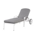 thumbnail image 4 of Homestyles Capri Chaise Longue d'Extérieur en Aluminium - Ensemble de 1, Blanc, 4 of 4