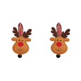 thumbnail image 2 of Toystoory Campana de Navidad decorativa vacaciones árbol de Navidad colgante tela no tejida fotografía al aire libre jardín chimenea Tipo 1 2Conjunto, 2 of 6