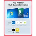 thumbnail image 3 of ACASIS USB 2.0 HDMI Video Capture Card， 1080P 30fps Game Capture Card for Live Streaming on Switch/PS5/OBS， Plug & Play， No Driver Needed， Compatible with Windows & Mac, 3 of 13