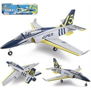 Fms 70mm Viper V2 EDF Navy Blue Trainer RC Airplane Jet 6S PNP (NO Radio Battery Charger)