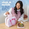 thumbnail image 5 of Cool Coolers by Fit & Fresh XL Slim Ice Packs, Space Saving Reusable Ice Packs for Lunch Boxes, Freezer Packs, Reusable Ice Packs for Lunch Boxes & Coolers, 4pk, Pink, 5 of 10
