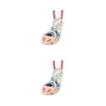 thumbnail image 4 of Vogacara Asiento de coche Juguetes Volante Actividad musical Centro de juegos Juguete para niños pequeños Rosa Rosa 2piezas, 4 of 4