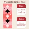 thumbnail image 6 of Hallway Runner Rug 2'x6' Washable Area Rugs Non Slip Laundry Rug Runner Floor Carpet Runners for Hallways Entryway Laundry Room Kitchen, 6 of 11