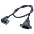 thumbnail image 2 of Cable de extensión IEC320 C14 a C13, C14 con orificios para tornillos y longitud corta C13, 2 of 4