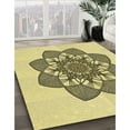 thumbnail image 3 of Ahgly Company Machine Washable Indoor Rectangle Transitional Harvest Gold Area Rugs, 7' x 9', 3 of 7