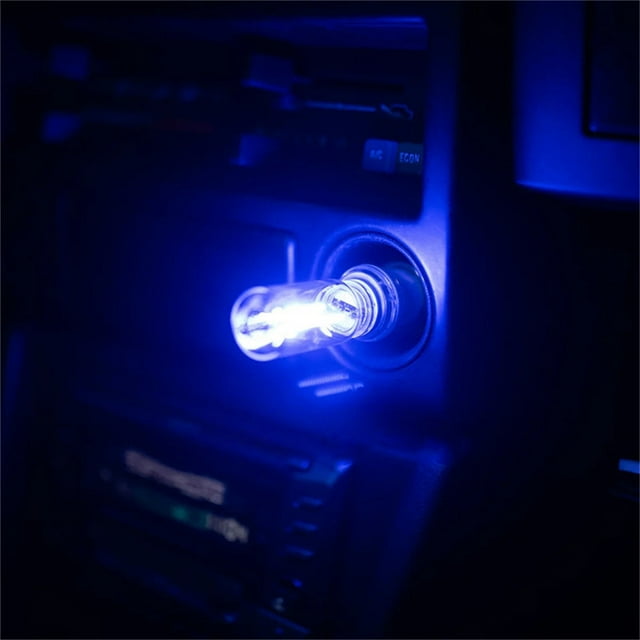 USB LED Car Interior Lights, Plug-in USB Automotive Mood Lamps with Touch Control, Inspired Interior Night Lamps for Car Bedroom Study, Adjustable Brightness RGB Color Changing Ambient