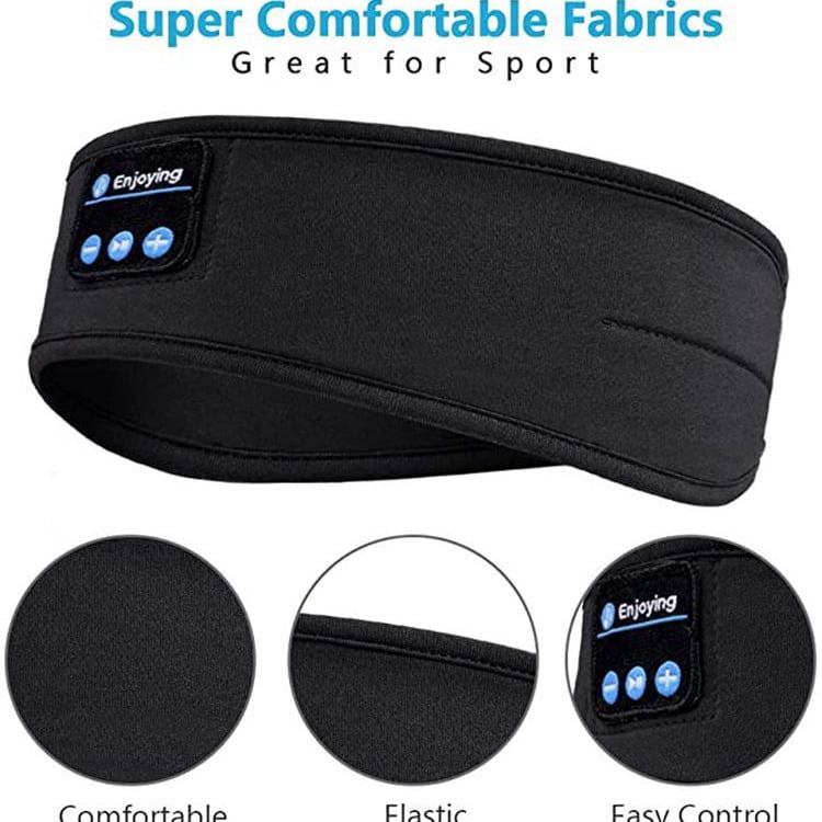 Sleep eye mask, wireless Bluetooth music sports headband, support music, voice control, call function