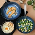 thumbnail image 6 of Koch Systeme CS 8 inch Nonstick Frying Pan with Ceramic Coating, Small Skillet, Dishwasher and Oven Safe, Gradient Blue, 6 of 12