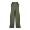 thumbnail image 6 of Abomasnow Women's Dressy Jeans Pants Pants High Waisted Straight Wide Leg Pants Work Office Business Casual Slacks Pants with Pockets, 6 of 7