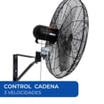 thumbnail image 2 of Narvik Ventilador de Pared Industrial, 24 pulgadas, Aspas de Aluminio, Amplia Oscilación, 235 Watts, Nuevo, 2 of 10