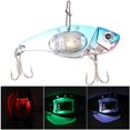 thumbnail image 2 of TOPINCN Underwater LED Light Metal Lure Fishing Bait With Treble Hook Durable❤, 2 of 8
