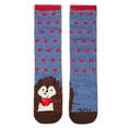 thumbnail image 6 of MeMoi Women's Foot Pet Porcupine Cozy Polka Dot Crew Socks - Mens - Male, 6 of 6