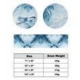 thumbnail image 6 of Xipuska Farm Marble Bed Runners for Cal King Size Bed, Decorative Bed Throws for Foot of Bed, Ombre Blue White Marble Crack Art Bed Runner Sofa Throw Bedding Scarf Protector Slipcover for Bedroom, 6 of 6