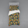 thumbnail image 2 of Ambesonne Sugar Skull Bedding Set 4 Pcs, Diamond Eyes Roses, Queen, Multicolor, 2 of 3