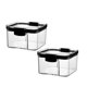 thumbnail image 2 of Xihbxyly Juego de Recipientes Herméticos para Almacenamiento, Diseño Compacto, Plástico Duradero, Versátiles para La Cocina, Organización de Refrigerios y Cereales, Tamaños de 460 Ml, 700 Ml, 1300 Ml, 2 of 7