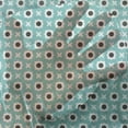 thumbnail image 3 of Retro Tulle Curtains with Rod Pocket, Abstract Ornaments with Black Dots Inside Floral Motifs Symmetrical Tile, Sheer Drape for Wedding Party 2 Panels, 7 Sizes, Pale Blue Black White, by Ambesonne, 3 of 3