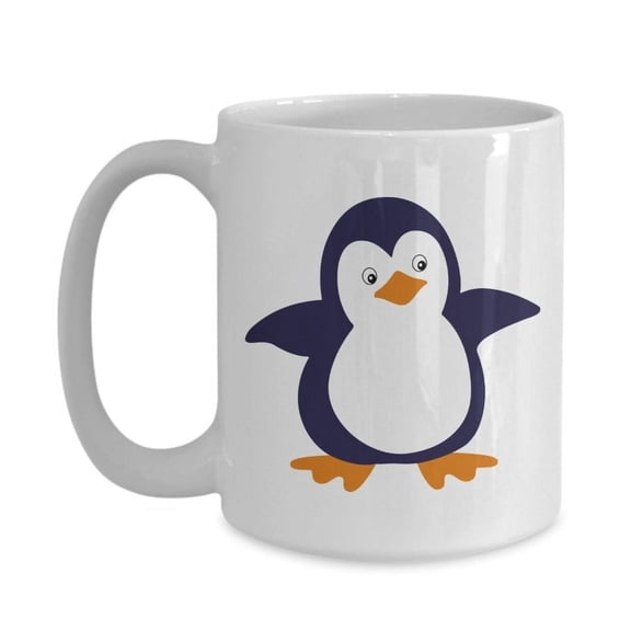 Baby Penguin Mug - Funny Tea Hot Cocoa Coffee Cup - Novelty Birthday Christmas Anniversary Gag Gifts, Ceramic Mug 15Oz