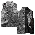thumbnail image 2 of Chaquetas de invierno para hombre cómodas y elegantes Chalecos para hombre modernos y versátiles Chaleco con estampado digital 3D de moda para hombre que mantiene el calor, 2 of 5